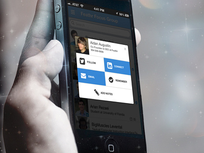 Process: Feathr's Twitter Banner banner feathr flat ios iphone social media stars texture twitter ui