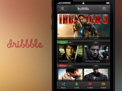 Late-night theater android demo icon iphone phone ui