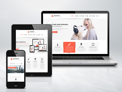 Whisper Creative Corporate Theme blog business clean company corporate creative css3 design html5 jquery portfolio premium template theme themeforest web