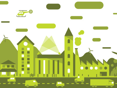 Facebook header illustration