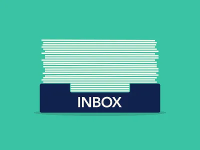 The Inbox gtd illustration inbox keynote paper talk