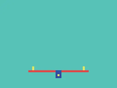 The See Saw color colour illustration pastel pixel pixel art playground see saw vector