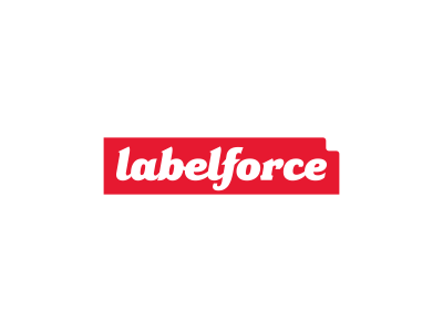 Labelforce Logo Design agency alex tass brand branding branding agency calligraphy corner creative custom custom made dalius stuoka deividas bielskis design folded force icon identity label logo logo design logo designer logotype mark orange red studio type typography utopia