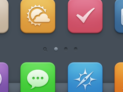 Simple Icons Preview (WIP) app design dropbox flat icons ios matte simple