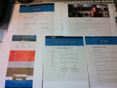 Printouts paper printed website