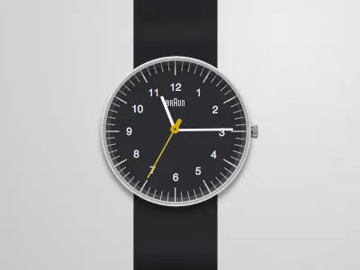 My Watch braun sketch sketchapp watch