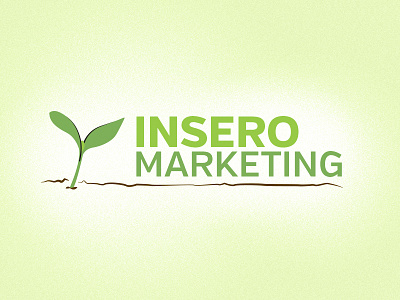 Insero Marketing Logo bloom bulb green grow leaf logo marketing seed vector