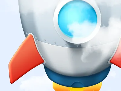 rocket icons，web