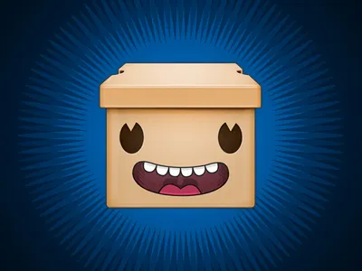 Sneakerly Mascot Concept box crowd funding david hill e commerce endorsements face icon mascot shoebox shop smile sneakerly sneakers woo commerce wordpress