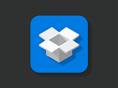 Dropbox Squares Style appicon dropbox flat flatui icon ios squares