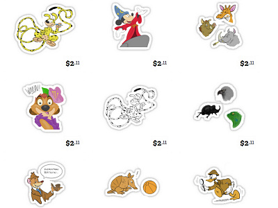 Stickers 1 armadillo art ball basil basket de detective disney donald en fan great king las leon lion marsupilami matematicas maths mickey mouse pais rey rhino stickers the timon walt zoo