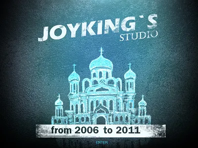 studio page blue illustrated index web website