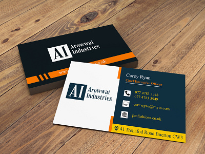 Business Card - Designed in Adobe Photoshop - Editable adobe photoshop templates