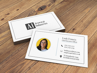 Business Card - Designed in Adobe Photoshop - Editable adobe photoshop templates