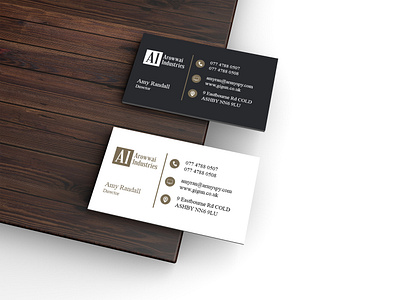 Business Card - Designed in Adobe Photoshop - Editable adobe photoshop templates