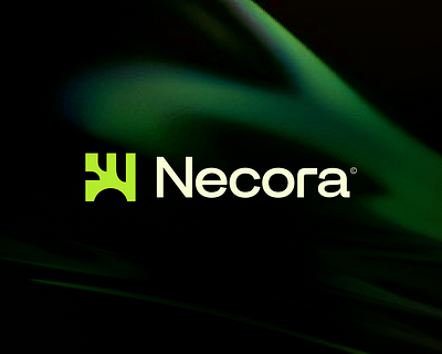 Necora Logo Design adobe illustrator brand design brand identity branding consulting design lettermark logo logo designer logotype mark modern n n logo rebranding tech logo typography