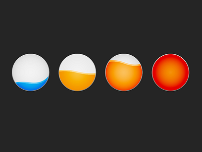 Sales Prospects Color Codes icon icons interface design iphone app ui