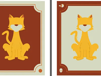 Nine Happy Lives WIP 2 animal bright cat happy illustration vector wip