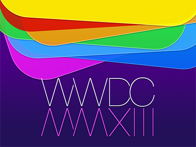 WWDC MMXIII Wallpaper apple colors purple wallpaper wwdc wwdc 2013 wwdc mmxiii