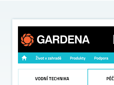 Gardena Shop e commerce flat gardena metro style minimalist shop website