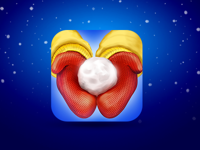 Snowball app icon ios ipad snow snowball