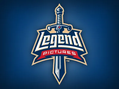 Legend Pictures legend pictures lettering logo studio simon sword