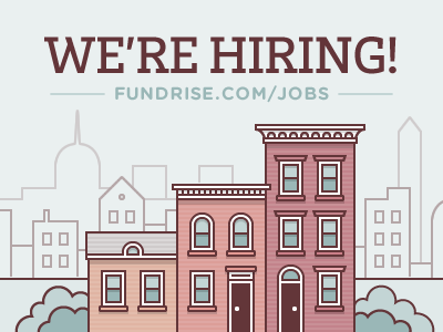 Fundrise Is Hiring buildings capitol city crowdfunding illustration muted real estate vector washington washington monument