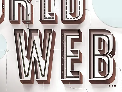 3-d lettering project