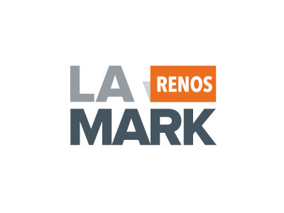 La Mark Renovations Logo brand construction logo mark renovation