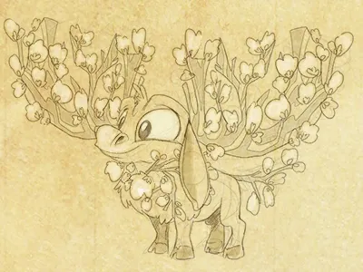 Baby Moose Dribb concept design monsters moose