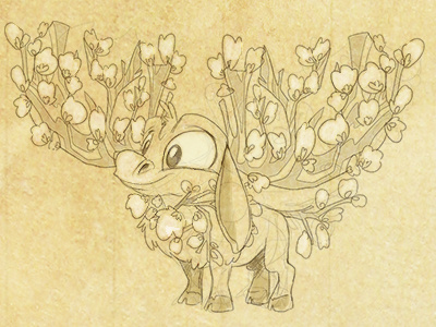Baby Moose Dribb concept design monsters moose