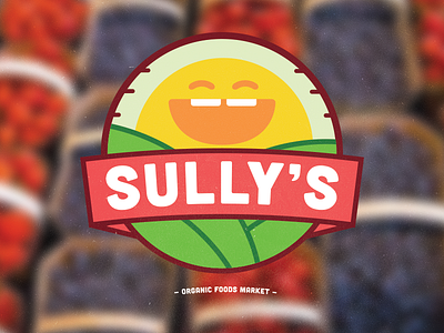 Sully's Market banner food green happy market red smile sun sunshine