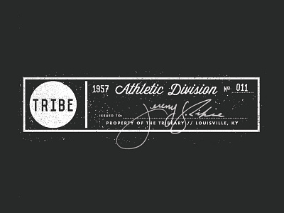 Varsity 1957 apparel athletic branding futura grime grunge hand writing identity louisville script signature stamp texture tribe type wisdom script