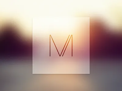 Self Brand a branding illustrator letters logo m photoshop self self branding self promotion typography
