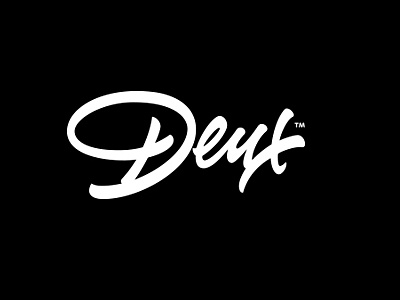 Deux branding calligraphy custom expressive handwriting id identity lettering logo writing