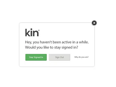 New project interaction design ui