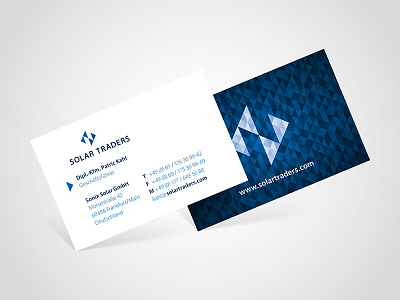 Solar Traders: Business Card business card online marketplace photovoltaic solar traders