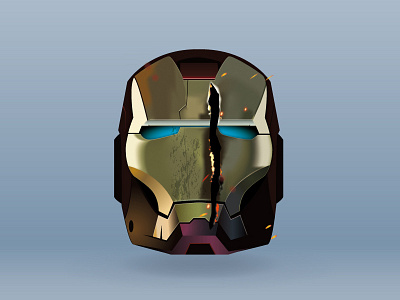 Iron Man 3 icon illustration vector