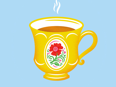 Tea beverage drink illustration tea teacup