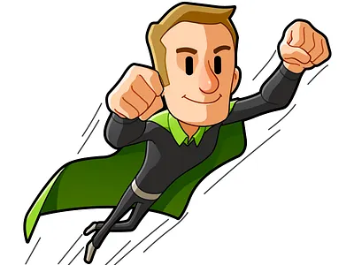 ExoSource: Outstanding Customer Service character exosource green icon