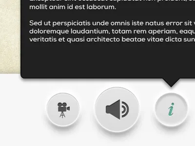 Yohondo Perform Screen button ipad ui