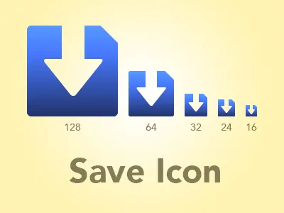 Save button icon save tech ui usability ux