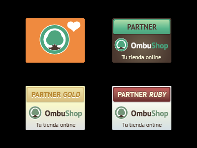 More OmbuShop partner badges badges design ecommerce pixel