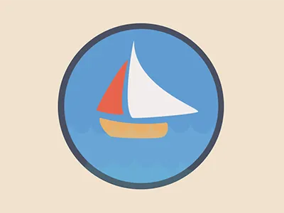 Sailboat beach boat brand identity marthas vineyard ocean sailboat water