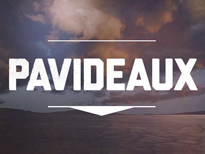 Pavideaux logotype cloud color electronic identity logo logotype music sound type typography