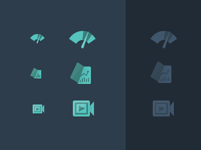 Some are green, some are not chartbeat icons