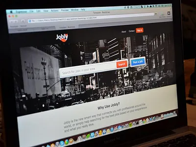 Jobly-Landing page design jobly. jobs landing page ui ux work