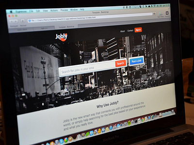Jobly-Landing page design jobly. jobs landing page ui ux work