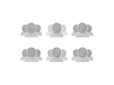 Groups flat groups icons illustrator people