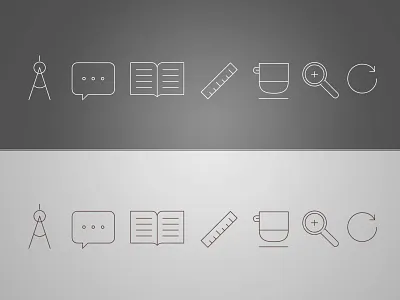 Glyph set glyph icon set